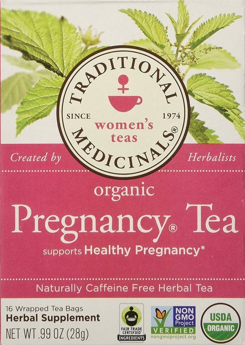 Traditional Medicinals Organic Pregnancy Herbal Tea 2-Pack;32 Count.