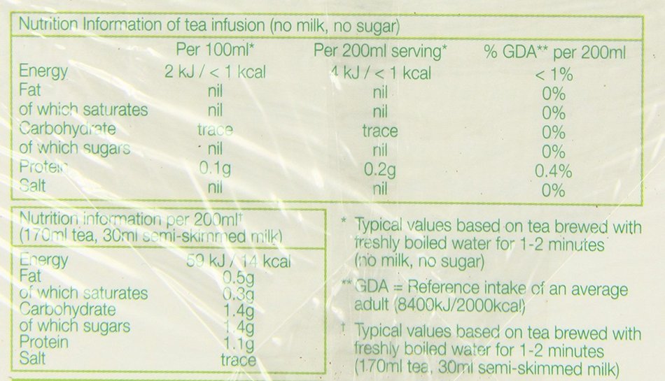 PG Tips Pyramid Decaf 160 Tea Bags 500g N6