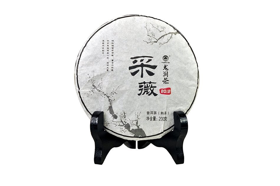 Yunnan Longrun Pu-erh Tea Cake-Caiwei (Year 2012,Fermented, 200g)