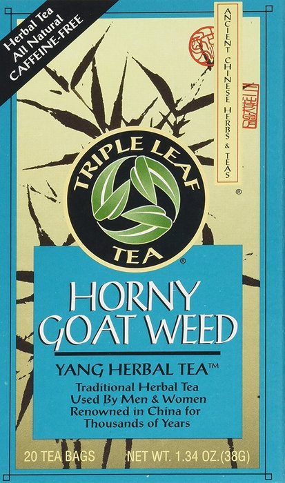 Triple Leaf Tea - Horny Goat Weed, 20 Tea Bags
