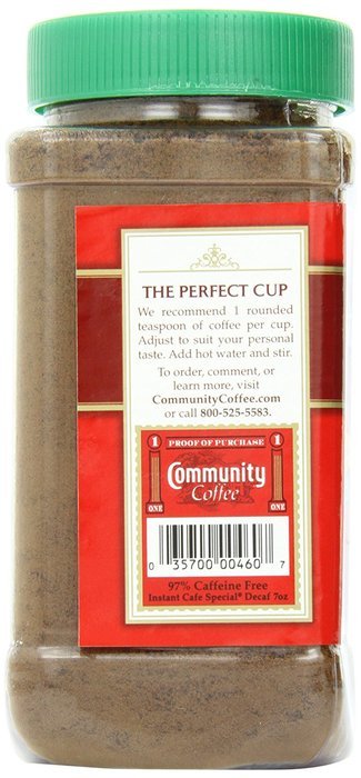 Community Coffee and Chicory Instant Coffee 7-Ounce Jars (Pack of 4) N13