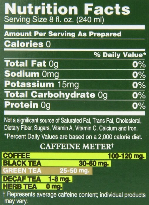 Bigelow Organic Green Tea, 40-Count Boxes (Pack of 6) N4