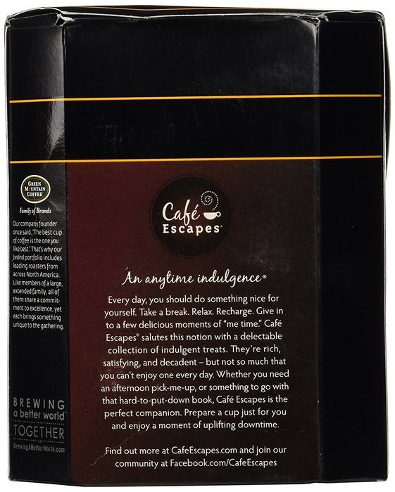 Caf&eacute; Escapes Vue Cups for Keurig Vue Brewers (Chai Latte, 16 Count) N2