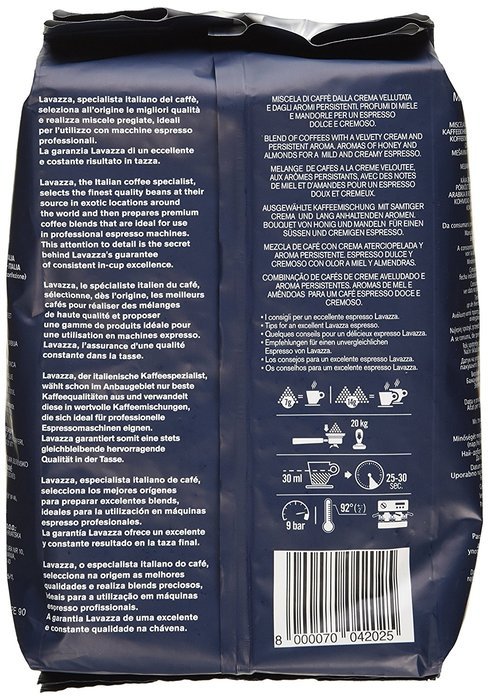 Lavazza Italian "Super Crema" Espresso Whole Bean Value Pack (3 x 2.2 lb bags) N2