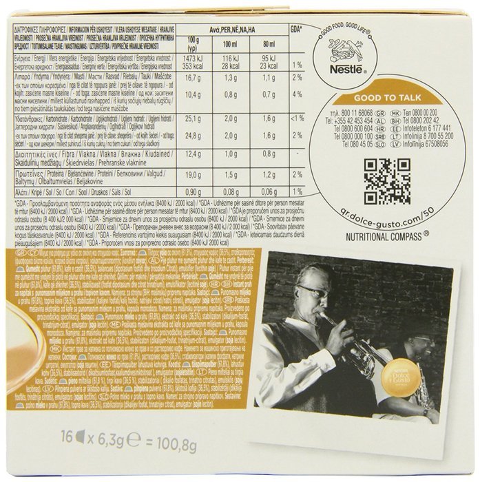 Nescaf? Dolce Gusto Cortado Espresso Macchiato (Pack of 3, Total 48 Capsules) N2