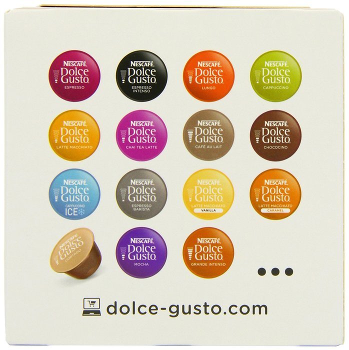 Nescaf? Dolce Gusto Cortado Espresso Macchiato (Pack of 3, Total 48 Capsules) N3