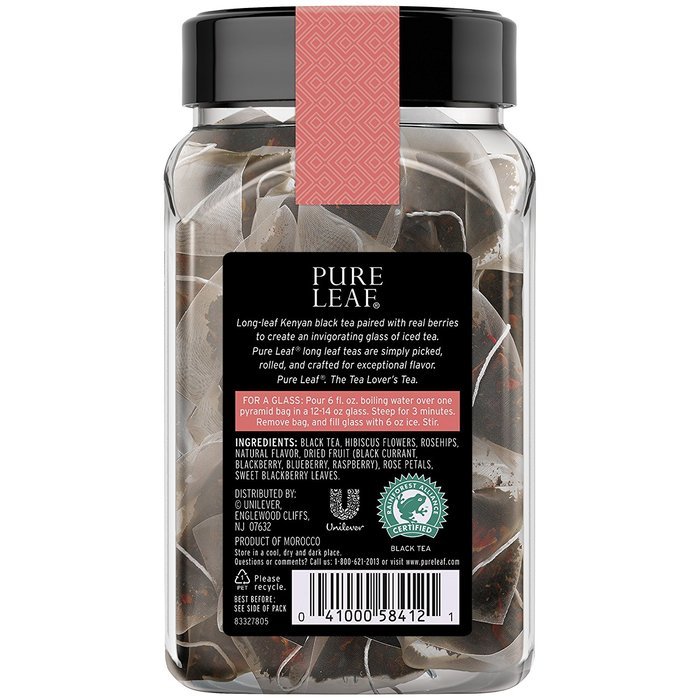 Pure Leaf Hot Tea Bags, Green Tea with Mint, 16 Count (Pack of 6) N11
