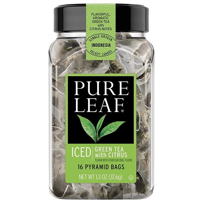 Pure Leaf Hot Tea Bags, Green Tea with Mint, 16 Count (Pack of 6) N30