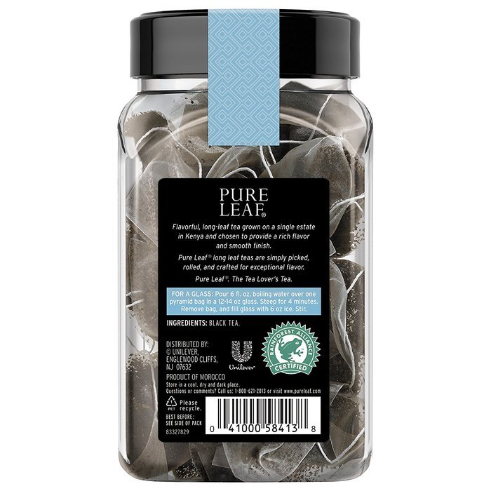 Pure Leaf Hot Tea Bags, Green Tea with Mint, 16 Count (Pack of 6) N34