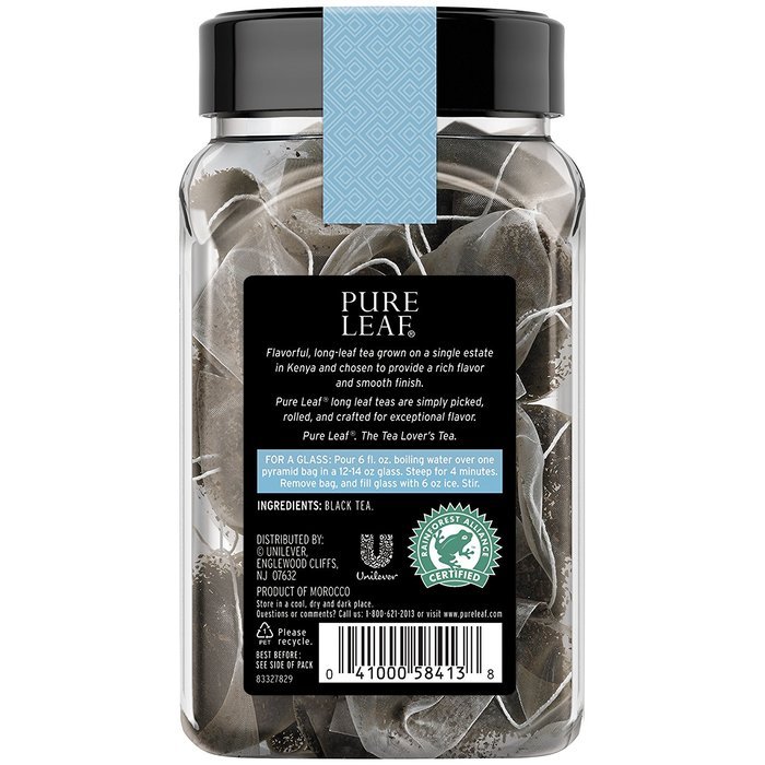 Pure Leaf Hot Tea Bags, Green Tea with Mint, 16 Count (Pack of 6) N48