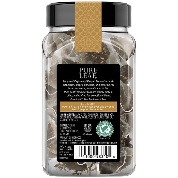 Pure Leaf Hot Tea Bags, Green Tea with Mint, 16 Count (Pack of 6) N55