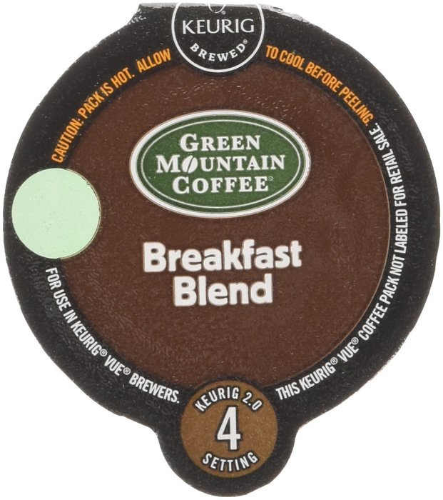 Green Mountain Coffee Breakfast Blend for Keurig Vue