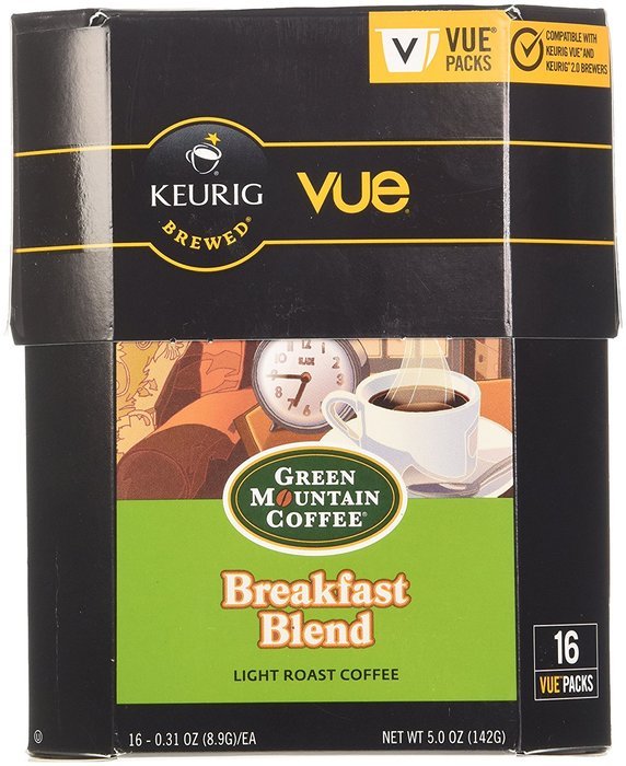 Green Mountain Coffee Breakfast Blend for Keurig Vue N3