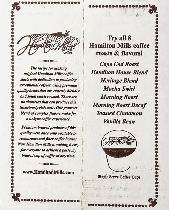 Hamilton Mills Variety Pack, Single-Cup coffee for Keurig K-Cup Brewers, 40 Count N3