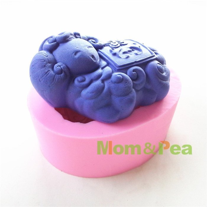 Mom&pea 0618 Zodiac Sheep Shaped Silicone Mould for Fondant Cake Sugar Paste Cake Decoration 3d Cake Toppers Mold... N2
