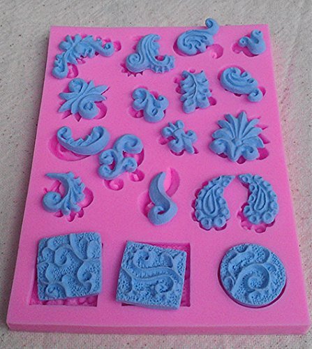 Design 465 Mini Relief Cake Surrounding Decoration, Silicone Mold , Chocolate Mold,Sugar Mold,Cake Decoration...
