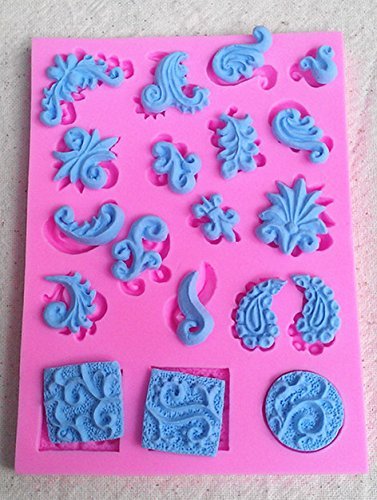Design 465 Mini Relief Cake Surrounding Decoration, Silicone Mold , Chocolate Mold,Sugar Mold,Cake Decoration... N2
