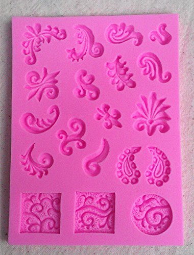 Design 465 Mini Relief Cake Surrounding Decoration, Silicone Mold , Chocolate Mold,Sugar Mold,Cake Decoration... N3