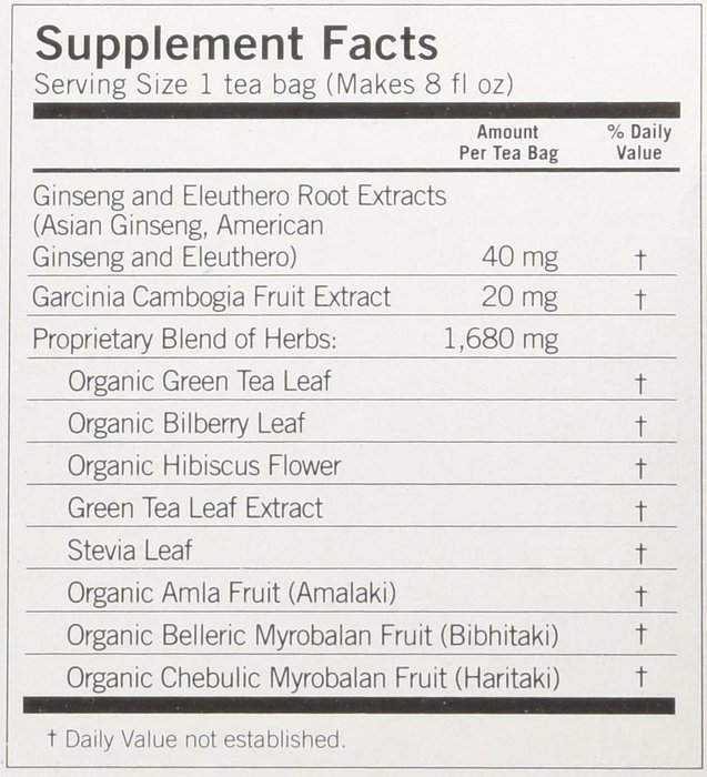 Yogi Herbal Tea Green Slim Life Blueberry -- 16 Tea Bags Each / Pack of 2 N3