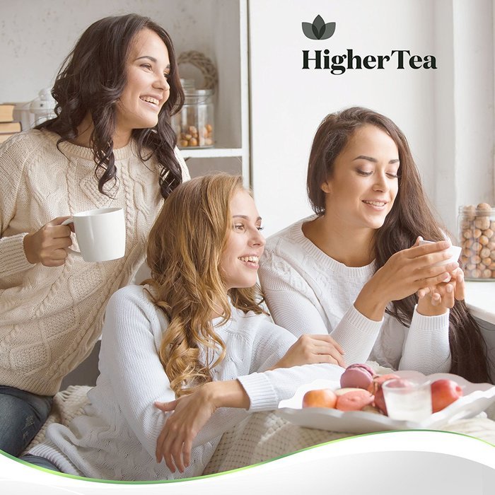 Peach & Apricot Organic Green Tea 3 Oz, By Higher Tea (40 Cups) Premium Loose Leaf Peach Tea with Apricot on Green... N7