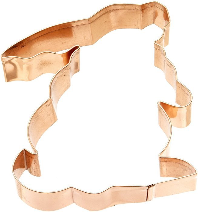 Old River Road Bunny Shape Cookie Cutter, Copper N5