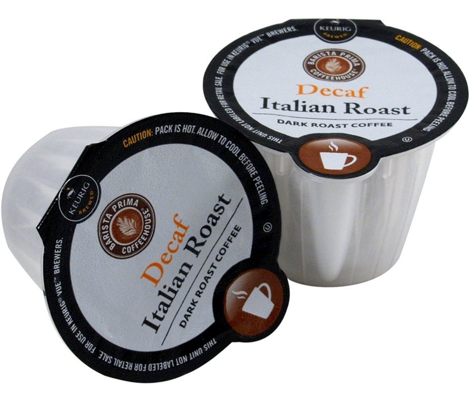 Barista Prima Italian Roast DECAF for VUE Brewers (2 Box of 12 VUE Packs)