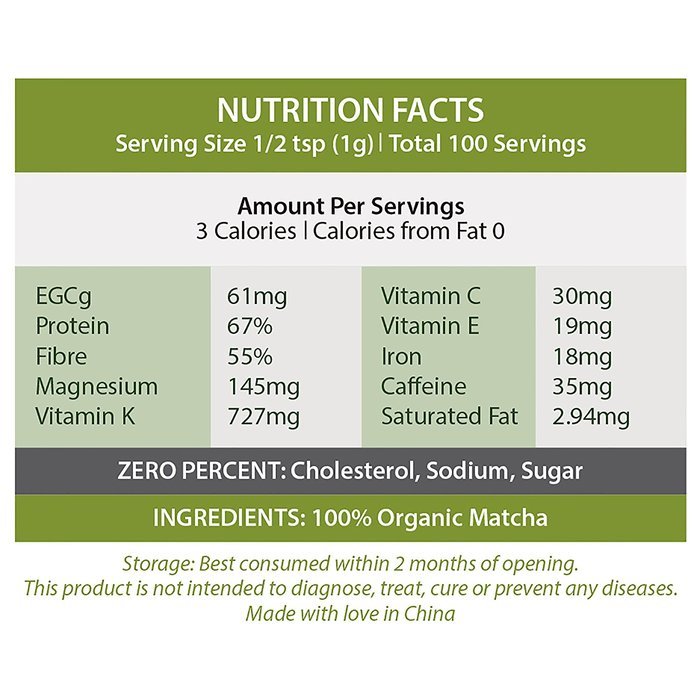 Matcha - Green Tea Extract Is The Best Weight Loss Tea For Natural Weight Loss & Detox 30 DAY MONEY BACK GUARANTEE... N14
