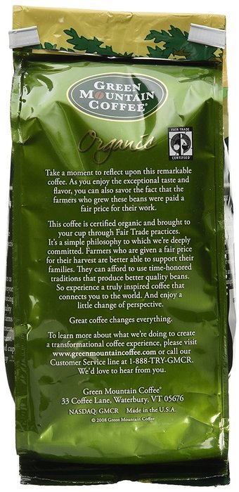 Green Mountain Coffee Fair Trade Organic House Blend, Ground, 10 Ounce Bag N2