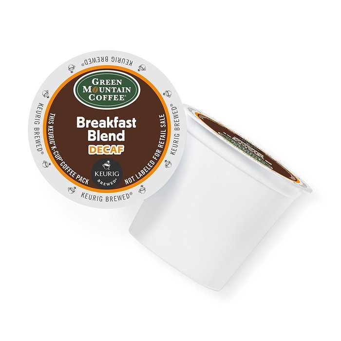 Green Mountain Coffee, K-Cup, Breakfast Blend Decaf for Keurig Brewers, 80 Count K-Cups N2