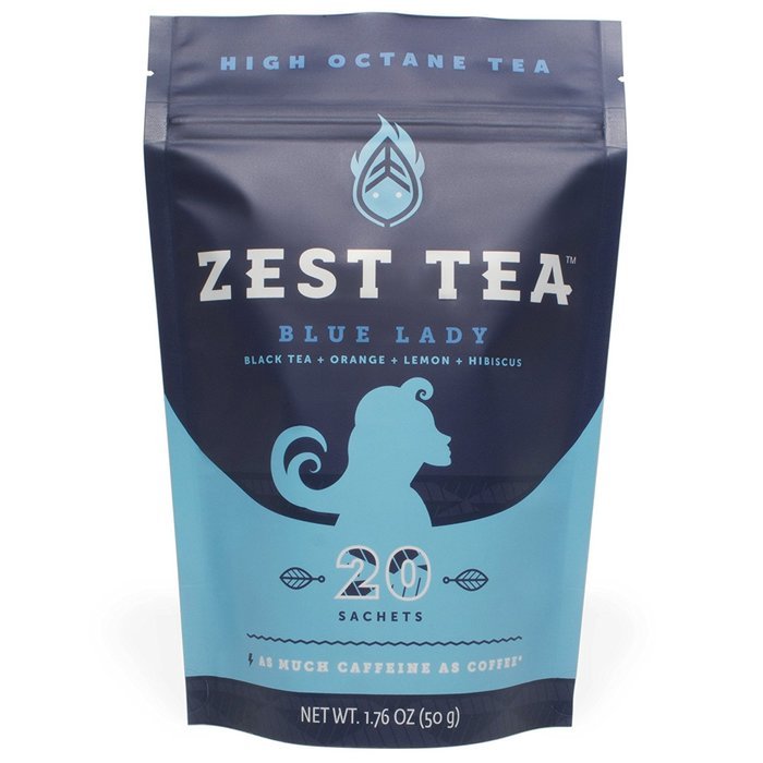 Pomegranate Mojito Green Energy Tea - Healthy Coffee Substitute - 140 mg caffeine per cup (20 Sachets) (50 g) N13