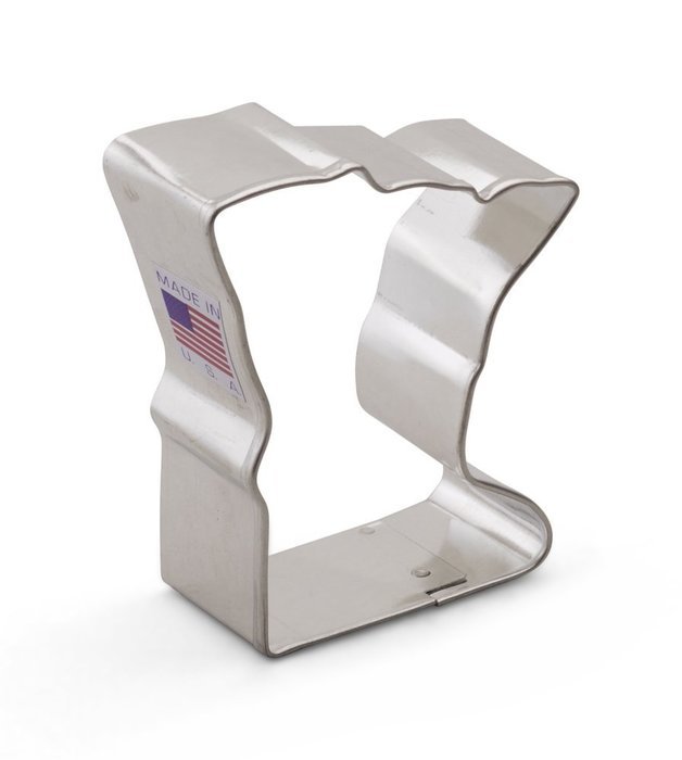Ann Clark Minnesota Cookie Cutter - 2.5 Inches - Tin Plated Steel