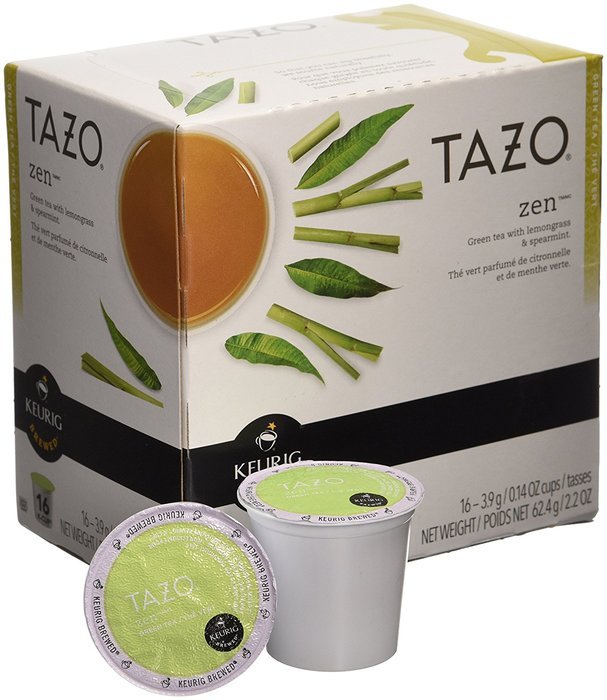 Starbucks Tazo Tea * Zen * Green Tea, 3 Boxes of 16 K-Cups for Keurig Brewers, (48 Total count) N2