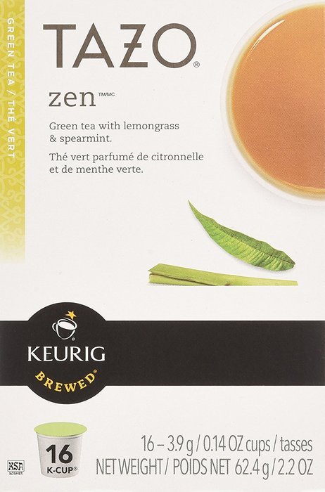 Starbucks Tazo Tea * Zen * Green Tea, 3 Boxes of 16 K-Cups for Keurig Brewers, (48 Total count) N5