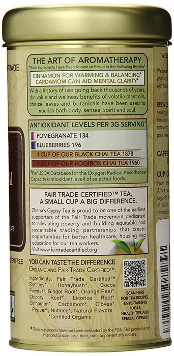 Zhena's Gypsy Tea Chocolate Chai Tea ( 22 BAG) N2