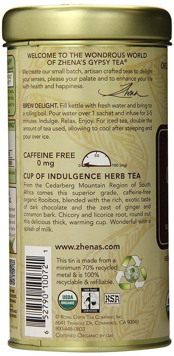 Zhena's Gypsy Tea Chocolate Chai Tea ( 22 BAG) N3