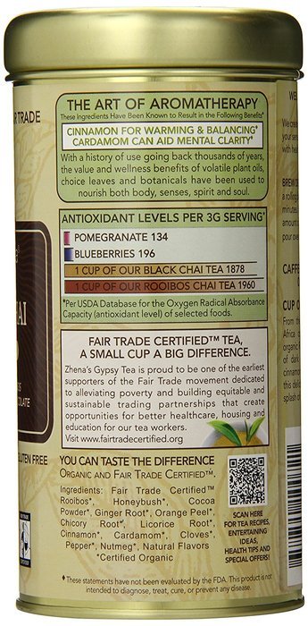 Zhena's Gypsy Tea Chocolate Chai Tea ( 22 BAG) N6