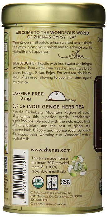 Zhena's Gypsy Tea Chocolate Chai Tea ( 22 BAG) N7