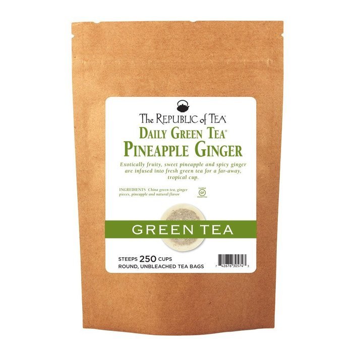 The Republic of Tea, Ginger Peach Green Tea, 50-Count N15