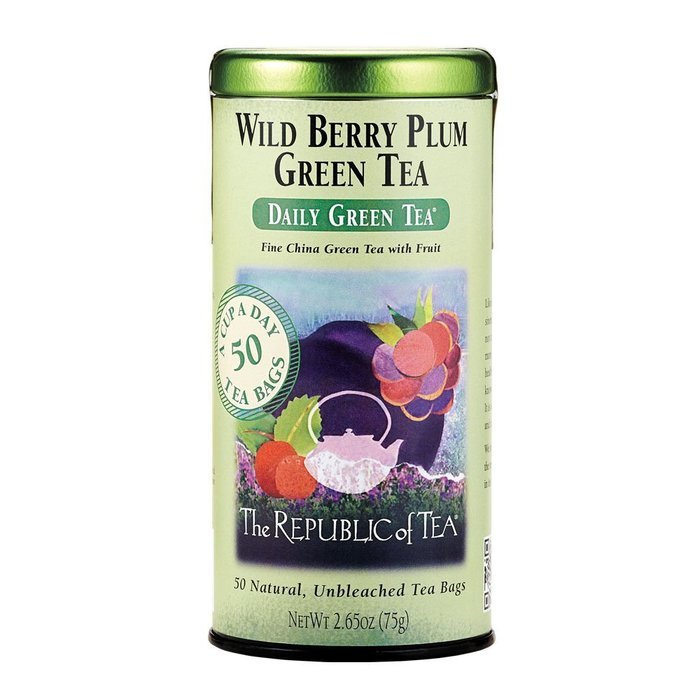 The Republic of Tea, Ginger Peach Green Tea, 50-Count N19
