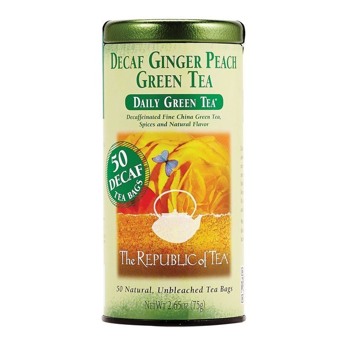 The Republic of Tea, Ginger Peach Green Tea, 50-Count N21