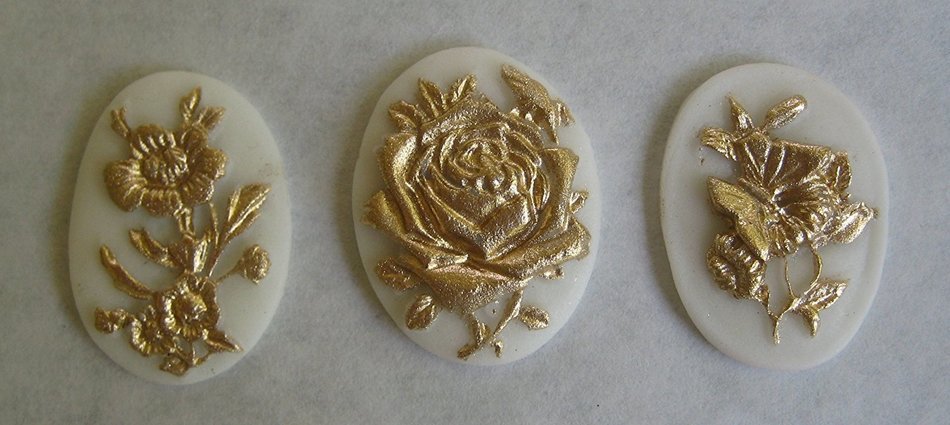 Baroque Flower Trio Silicone Mold N3