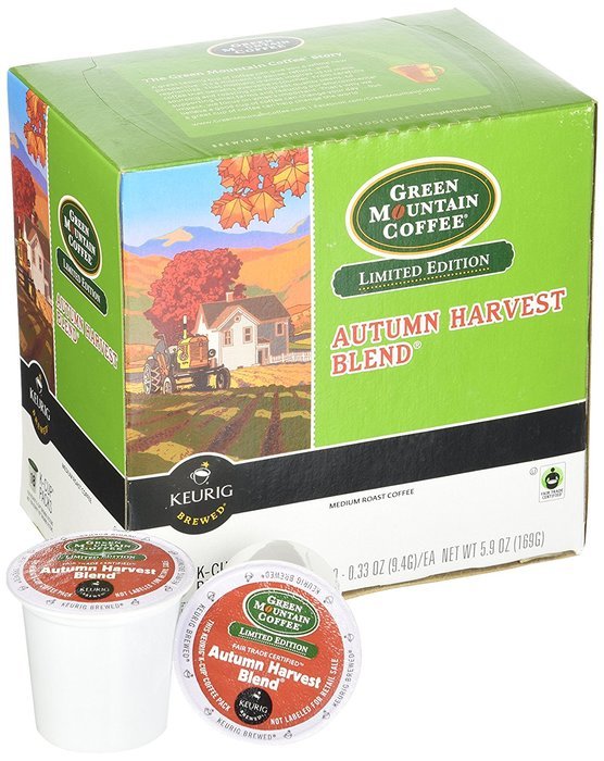 Green Mountain Coffee Autumn Harvest Blend Keurig 2.0 K-Cup Pack, 18 Count N2
