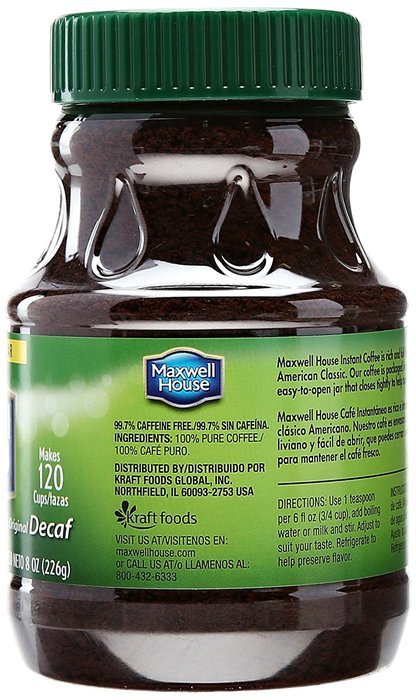 Maxwell House Instant Decaf - 8 Ounces N2