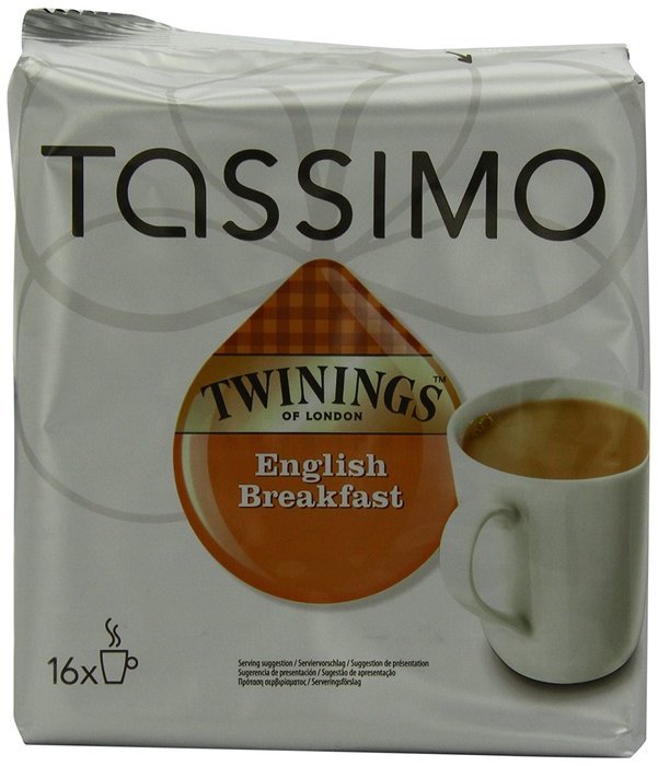 Twinings Chai Tea Latte, T-Discs for Tassimo Coffeemakers, 8 Count Packages, (pack of 5) (Package May Vary) N5