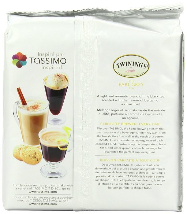 Twinings Chai Tea Latte, T-Discs for Tassimo Coffeemakers, 8 Count Packages, (pack of 5) (Package May Vary) N9