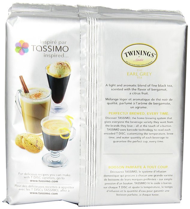 Twinings Chai Tea Latte, T-Discs for Tassimo Coffeemakers, 8 Count Packages, (pack of 5) (Package May Vary) N14