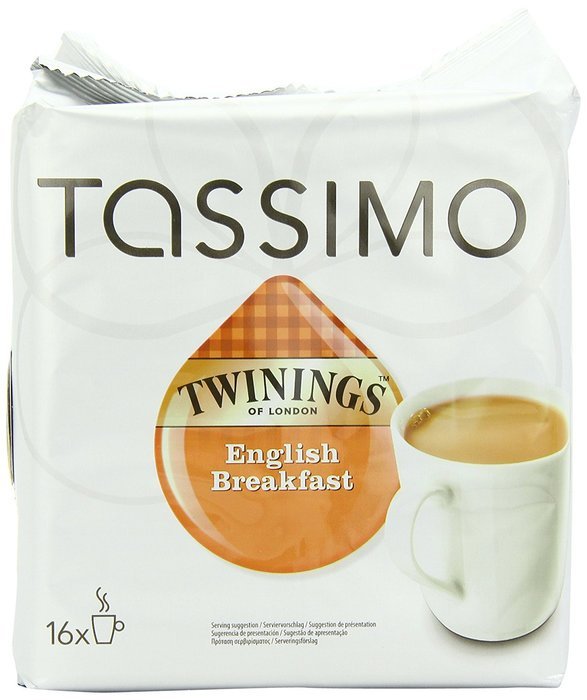 Twinings Chai Tea Latte, T-Discs for Tassimo Coffeemakers, 8 Count Packages, (pack of 5) (Package May Vary) N21