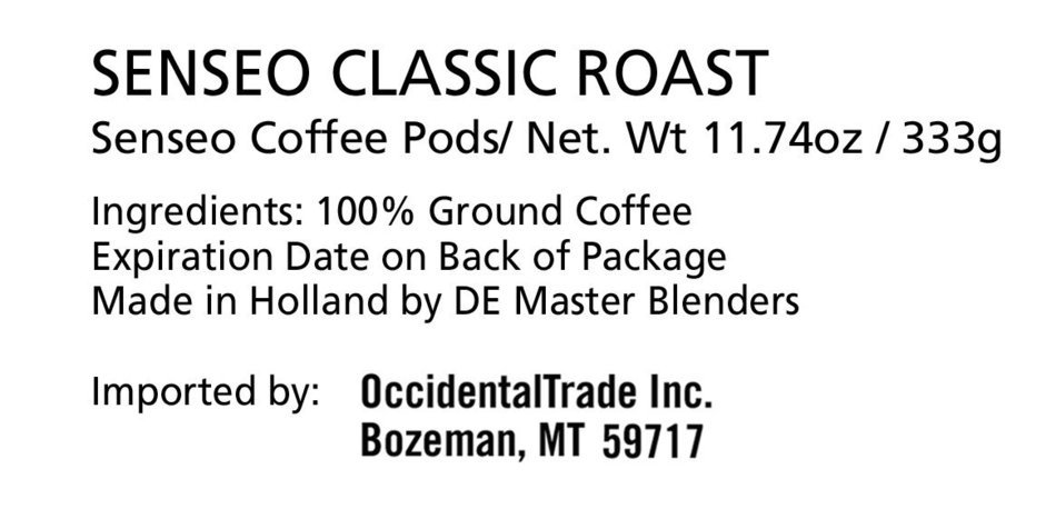 Senseo Dark Roast/Strong Roast Coffee 48 Pads - Imported From Netherlands N5