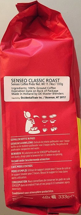 Senseo Dark Roast/Strong Roast Coffee 48 Pads - Imported From Netherlands N6