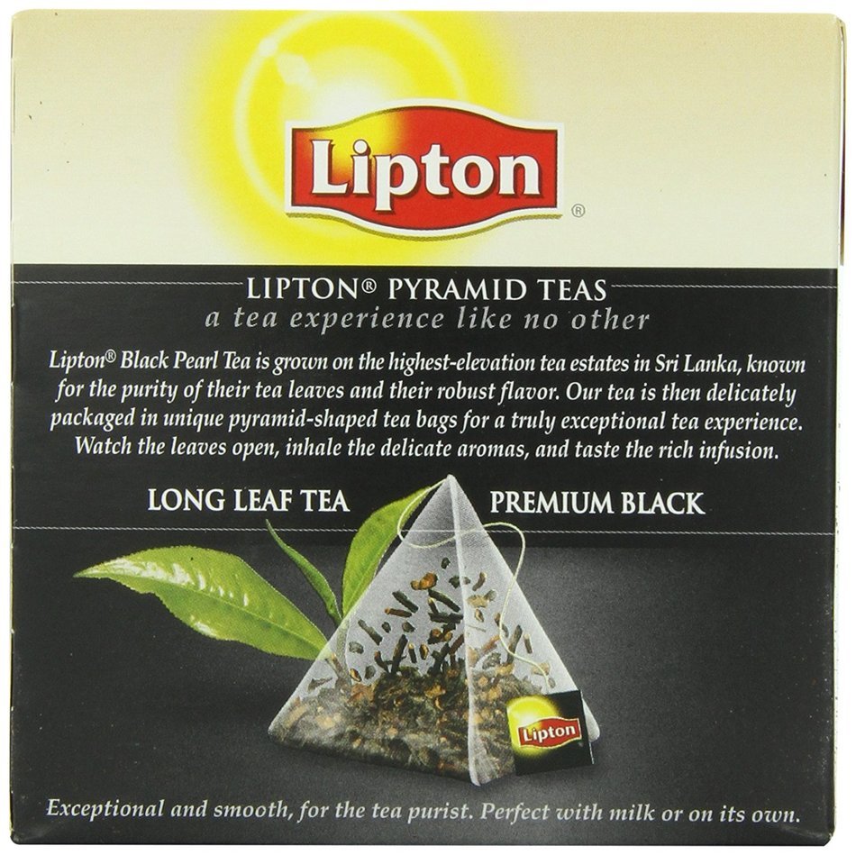 Lipton Black Tea Pyramids, Bavarian Wild Berry 20 ct N5